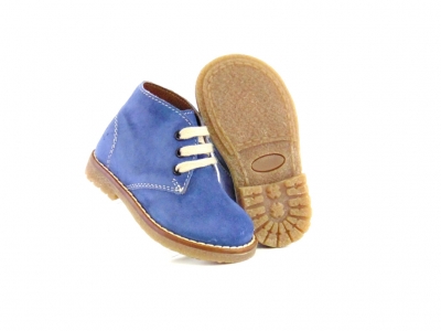 Ghete copii Lui Shoes, cod 3G1670, seria CREP, albastru, piele naturala