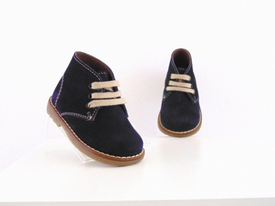 Ghete copii Lui Shoes, cod 3G1673, seria CREP, bleumarin, piele naturala