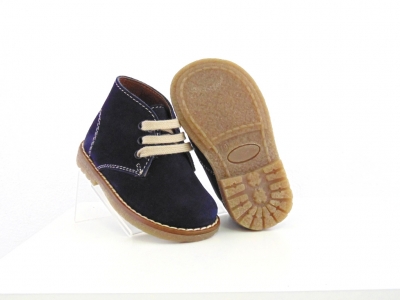 Ghete copii Lui Shoes, cod 3G1673, seria CREP, bleumarin, piele naturala