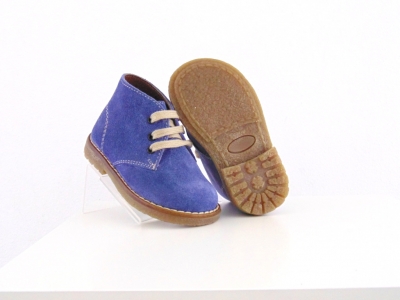 Ghete copii Lui Shoes, cod 3G1678, seria CREP, albastru, piele naturala
