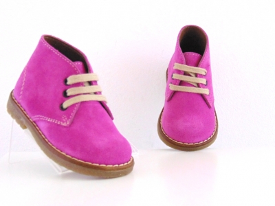 Ghete copii fete Lui Shoes, cod 6G138, seria CREP, purpuriu, piele naturala