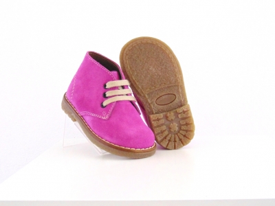 Ghete copii fete Lui Shoes, cod 6G138, seria CREP, purpuriu, piele naturala