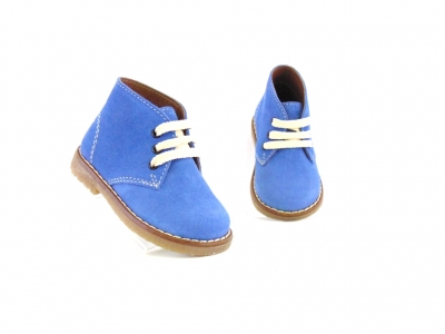 Ghete copii Lui Shoes, cod 3G1701, seria CREP, albastru, piele naturala