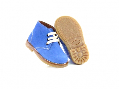 Ghete copii Lui Shoes, cod 3G1701, seria CREP, albastru, piele naturala