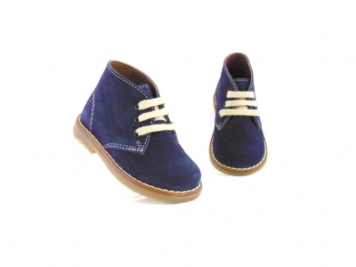 Ghete copii Lui Shoes, cod 3G1707, seria CREP, bleumarin, piele naturala