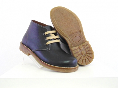 Ghete copii Lui Shoes, cod 3G1738, seria CREP, bleumarin, piele naturala