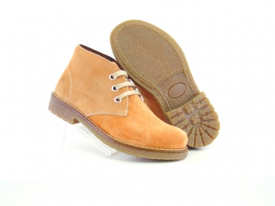 Ghete copii Lui Shoes, cod 3G1739, seria CREP, portocaliu, piele naturala
