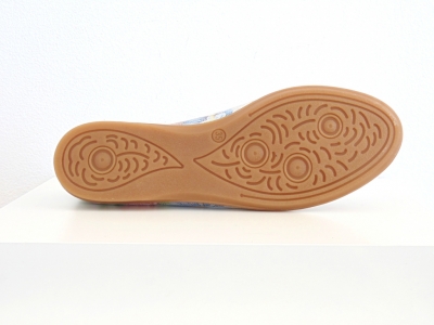 Pantofi femei Lui Shoes, cod 2P411, seria RAINBOW, multicolor, piele naturala