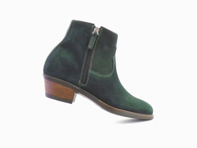 Ghete femei Lui Shoes, cod 2G849, seria SANDRA F, verde forest, piele naturala