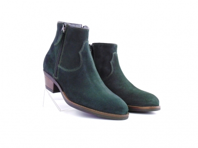 Ghete femei Lui Shoes, cod 2G849, seria SANDRA F, verde forest, piele naturala