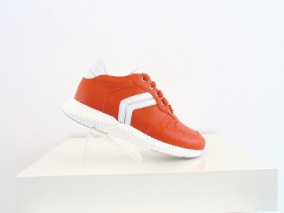 Pantofi sport copii Lui Shoes, cod 3A581, seria TOM, portocaliu, piele naturala