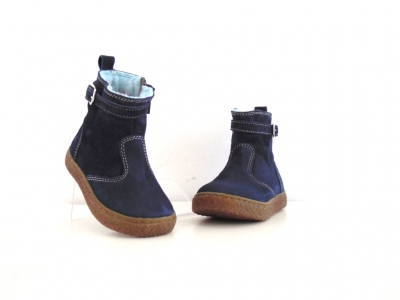 Cizme copii Lui Shoes, cod 3C287, seria RITA, bleumarin, piele naturala