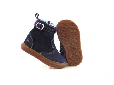 Cizme copii Lui Shoes, cod 3C287, seria RITA, bleumarin, piele naturala