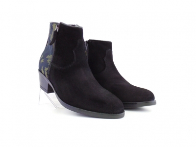 Ghete femei Lui Shoes, cod 2G850, seria SANDRA F, negru, piele naturala