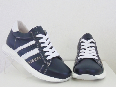 Pantofi sport copii Lui Shoes, cod 3A585, seria ANDOS, bleumarin, piele naturala