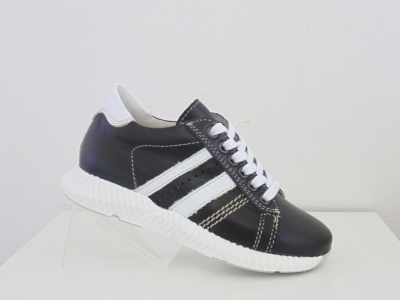 Pantofi sport copii Lui Shoes, cod 3A587, seria ANDOS, negru, piele naturala