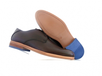 Pantofi barbati Lui Shoes, cod 1P533, seria CLASS, maro inchis, piele naturala