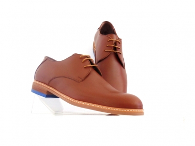 Pantofi barbati Lui Shoes, cod 1P534, seria CLASS, maro, piele naturala