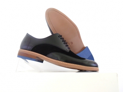 Pantofi barbati Lui Shoes, cod 1P538, seria DANY, negru, piele naturala