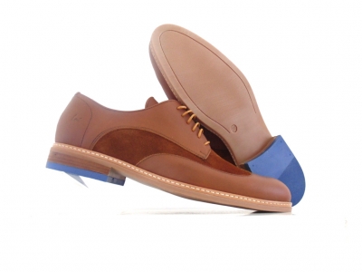 Pantofi barbati Lui Shoes, cod 1P542, seria DANY, maro, piele naturala