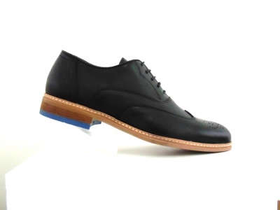 Pantofi barbati Lui Shoes, cod 1P545, seria PARK, negru, piele naturala