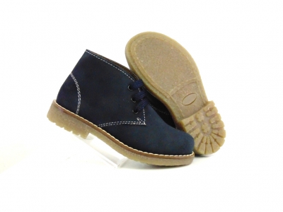 Ghete copii Lui Shoes, cod 3G1748, seria CREP, bleumarin, piele naturala