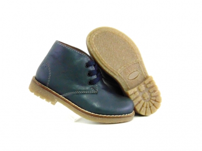 Ghete copii Lui Shoes, cod 3G1754, seria CREP, bleumarin, piele naturala