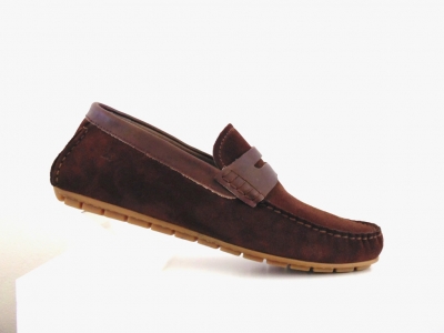Mocasini barbati Lui Shoes, cod 1M400, seria SUMMER_P, maro, piele naturala