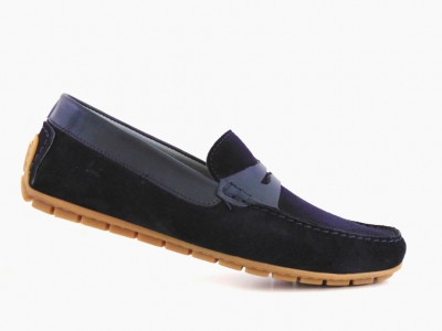 Mocasini barbati Lui Shoes, cod 1M402, seria ROYAL, bleumarin, piele naturala
