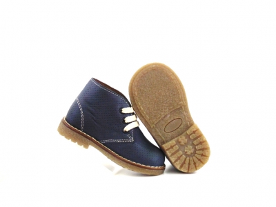 Ghete copii Lui Shoes, cod 3G1764, seria CREP, bleumarin, piele naturala