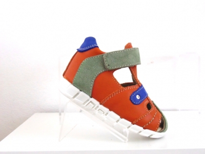 Sandale bebe Lui Shoes, cod 8S1, seria SIMBA, multicolor, piele naturala