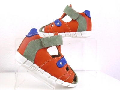 Sandale bebe Lui Shoes, cod 8S1, seria SIMBA, multicolor, piele naturala