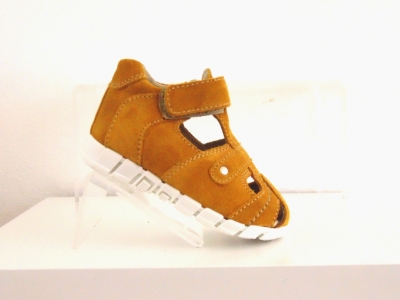 Sandale copii Lui Shoes, cod 3S265, seria SIMBA, galben, piele naturala