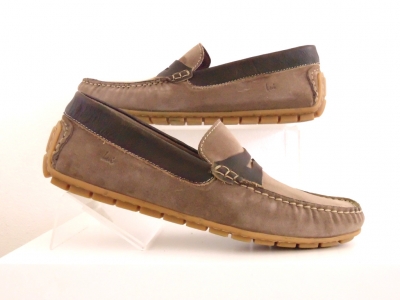 Mocasini barbati Lui Shoes, cod 1M405, seria ROYAL, maro, piele naturala