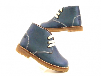 Ghete copii Lui Shoes, cod 3G1769, seria CREP, albastru, piele naturala