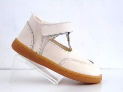 Pantofi copii Lui Shoes, cod 3P33, seria FIRST STEPS, alb, piele naturala