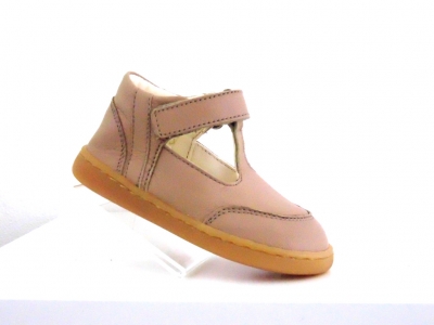 Pantofi copii Lui Shoes, cod 3P34, seria FIRST STEPS, bej, piele naturala