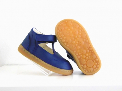 Pantofi copii Lui Shoes, cod 3P36, seria FIRST STEPS, albastru, piele naturala