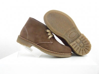Ghete copii Lui Shoes, cod 3G1810, seria CREP, maro, piele naturala