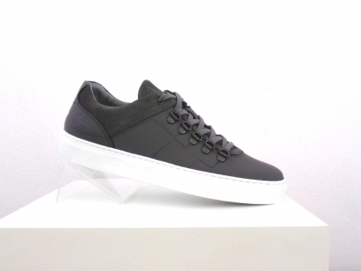 Pantofi sport barbati Lui Shoes, cod 1A660, seria DOPPIO 1, gri, piele naturala