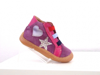 Pantofi sport copii Lui Shoes, cod 3A596, seria HEART K, mov