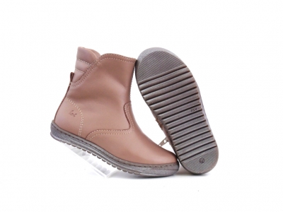 Cizme copii Lui Shoes, cod 3C296, seria STELA, bej, piele naturala