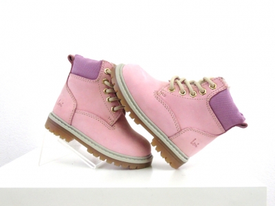 Ghete bebe Lui Shoes, cod 8G7, seria TIMMY, roz, piele naturala