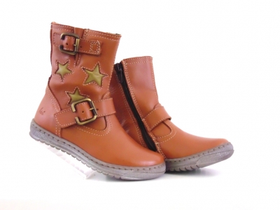 Cizme copii fete Lui Shoes, cod 6C408, seria LELLY, maro, piele naturala