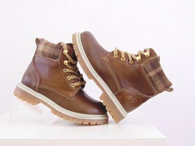 Ghete copii Lui Shoes, cod 3G1962, seria TIMMY, maro inchis, piele naturala