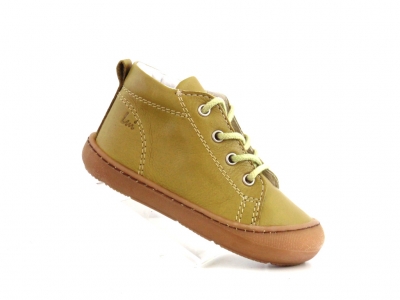 Pantofi sport copii Lui Shoes, cod 3A605, seria PRIMO, khaki, piele naturala
