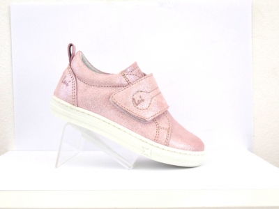 Pantofi sport copii Lui Shoes, cod 3A621, seria PUPPY, roz pal, piele naturala