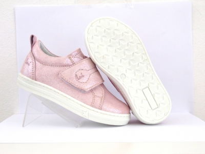 Pantofi sport copii Lui Shoes, cod 3A621, seria PUPPY, roz pal, piele naturala