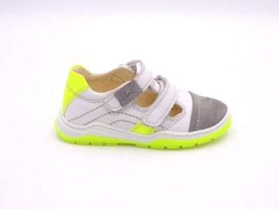 Pantofi sport copii Lui Shoes, cod 3A648, seria SANDY, alb, piele naturala