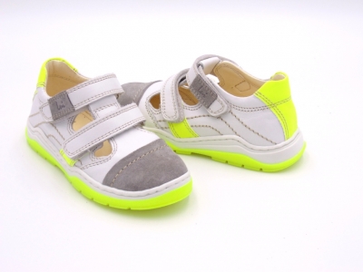 Pantofi sport copii Lui Shoes, cod 3A648, seria SANDY, alb, piele naturala